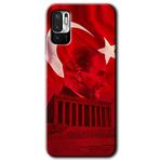 MRCİLETİSİM (mrc94078) Anıtkabir Atatürk Kılıf HD Desen Baskılı Arka Kapak Xiaomi Redmi Note 10 5G ile uyumlu