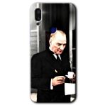 MRCİLETİSİM (mrc99036) Atatürk Türk Kahvesi Kılıf HD Desen Baskılı Arka Kapak Xiaomi Redmi Note 7 ile uyumlu