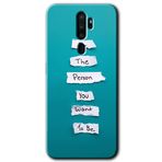 MRCİLETİSİMmrc-115508 Want You Kılıf Kapak Hayalet Ekran Yandan Gözükmez Oppo A9 2020 ile uyumlu