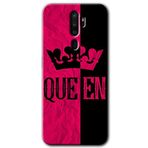 MRCİLETİSİMmrc-115609 Queen Kılıf Kapak Hayalet Ekran Yandan Gözükmez Oppo A9 2020 ile uyumlu