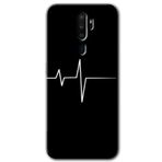 MRCİLETİSİMmrc-115715 Heart Rytm Kılıf Kapak Hayalet Ekran Yandan Gözükmez Oppo A9 2020 ile uyumlu