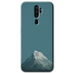 MRCİLETİSİMmrc-115738 Alone Mountain Kılıf Kapak Hayalet Ekran Yandan Gözükmez Oppo A9 2020 ile uyumlu
