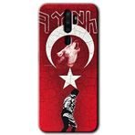 MRCİLETİSİMmrc-115934 Bozkurt Atam Kılıf Kapak Hayalet Ekran Yandan Gözükmez Oppo A9 2020 ile uyumlu