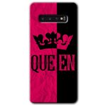 MRCİLETİSİMmrc-1208 Queen Kılıf HD Desen Baskılı Arka Kapak Samsung Galaxy S10 ile uyumlu