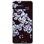MRCİLETİSİMmrc-1231 Beyaz Çiçek Kılıf HD Desen Baskılı Arka Kapak Samsung Galaxy S10 ile uyumlu