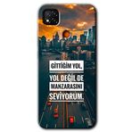 MRCİLETİSİMmrc-123651 Manzara Seviyorum Kılıf Kapak Hayalet Ekran Yandan Gözükmez Xiaomi Redmi 9c ile uyumlu
