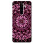 MRCİLETİSİMmrc-127130 Mandala Patterns Kaleidoscope Kılıf Kapak Hayalet Ekran Yandan Gözükmez Xiaomi Redmi Note 8 Pro ile uyumlu