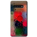 MRCİLETİSİMmrc-1283 Wet Bubbles Kılıf HD Desen Baskılı Arka Kapak Samsung Galaxy S10 ile uyumlu