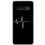 MRCİLETİSİMmrc-1314 Heart Rytm Kılıf HD Desen Baskılı Arka Kapak Samsung Galaxy S10 ile uyumlu