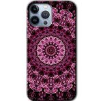 MRCİLETİSİMmrc-133180 Mandala Patterns Kaleidoscope Kılıf HD Desen Baskılı Arka Kapak iPhone 13 Pro Max ile uyumlu