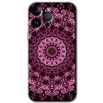 MRCİLETİSİMmrc-135380 Mandala Patterns Kaleidoscope Kılıf HD Desen Baskılı Arka Kapak iPhone 14 Pro Max ile uyumlu