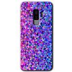 MRCİLETİSİMmrc-15080 Pixel Mozaik Kılıf HD Desen Baskılı Arka Kapak + Temperli Cam Samsung Galaxy S9 Plus ile uyumlu