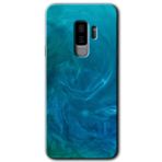 MRCİLETİSİMmrc-15406 Mavi Aura Kılıf HD Desen Baskılı Arka Kapak Samsung Galaxy S9 Plus ile uyumlu