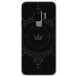 MRCİLETİSİMmrc-15505 Siyah Mandala 1 Kılıf HD Desen Baskılı Arka Kapak Samsung Galaxy S9 Plus ile uyumlu