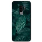 MRCİLETİSİMmrc-15539 Yağmurlu Yaprak Kılıf HD Desen Baskılı Arka Kapak Samsung Galaxy S9 Plus ile uyumlu