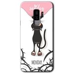 MRCİLETİSİMmrc-15557 Dark Sunday Kılıf HD Desen Baskılı Arka Kapak Samsung Galaxy S9 Plus ile uyumlu