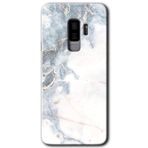MRCİLETİSİMmrc-15696 White Marble Kılıf HD Desen Baskılı Arka Kapak Samsung Galaxy S9 Plus ile uyumlu