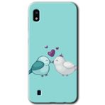 MRCİLETİSİMmrc-163930 Mutlu Kuşlar Kılıf Kapak Hayalet Ekran Yandan Gözükmez Samsung Galaxy A10 ile uyumlu