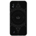 MRCİLETİSİMmrc-164006 Siyah Mandala 1 Kılıf Kapak Hayalet Ekran Yandan Gözükmez Samsung Galaxy A10 ile uyumlu