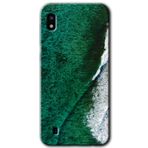 MRCİLETİSİMmrc-164039 Yeşil Okyanus Kılıf Kapak Hayalet Ekran Yandan Gözükmez Samsung Galaxy A10 ile uyumlu