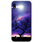 MRCİLETİSİMmrc-164080 Uzay Silüet Kılıf Kapak Hayalet Ekran Yandan Gözükmez Samsung Galaxy A10 ile uyumlu