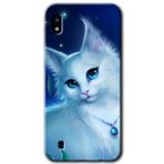MRCİLETİSİMmrc-164099 Cat Glance Kılıf Kapak Hayalet Ekran Yandan Gözükmez Samsung Galaxy A10 ile uyumlu