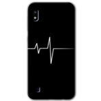 MRCİLETİSİMmrc-164115 Heart Rytm Kılıf Kapak Hayalet Ekran Yandan Gözükmez Samsung Galaxy A10 ile uyumlu