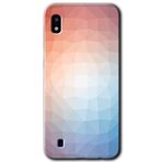 MRCİLETİSİMmrc-164134 Polygon Graident 3 Kılıf Kapak Hayalet Ekran Yandan Gözükmez Samsung Galaxy A10 ile uyumlu
