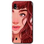MRCİLETİSİMmrc-164151 Kızıl Kız Kılıf Kapak Hayalet Ekran Yandan Gözükmez Samsung Galaxy A10 ile uyumlu