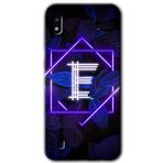 MRCİLETİSİMmrc-164372 Dark Neon Yaprak E Harfi Kılıf Kapak Hayalet Ekran Yandan Gözükmez Samsung Galaxy A10 ile uyumlu