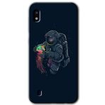 MRCİLETİSİMmrc-164438 Astronot Kıyafeti Kılıf Kapak Hayalet Ekran Yandan Gözükmez Samsung Galaxy A10 ile uyumlu