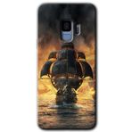 MRCİLETİSİMmrc-16627 Siyah İnci Kılıf HD Desen Baskılı Arka Kapak Samsung Galaxy S9 ile uyumlu
