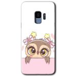 MRCİLETİSİMmrc-16658 Sevimli Baykuş Kılıf HD Desen Baskılı Arka Kapak Samsung Galaxy S9 ile uyumlu