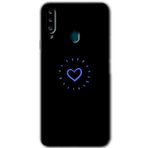 MRCİLETİSİMmrc-166864 Heart Strokes Kılıf Kapak Hayalet Ekran Yandan Gözükmez Samsung Galaxy A20s ile uyumlu