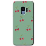MRCİLETİSİMmrc-16720 Kiraz Berry Kılıf HD Desen Baskılı Arka Kapak Samsung Galaxy S9 ile uyumlu
