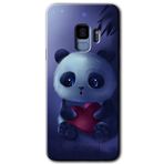 MRCİLETİSİMmrc-16929 Bebek Panda Kılıf HD Desen Baskılı Arka Kapak Samsung Galaxy S9 ile uyumlu