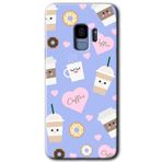 MRCİLETİSİMmrc-16936 Coffee Cake Kılıf HD Desen Baskılı Arka Kapak Samsung Galaxy S9 ile uyumlu