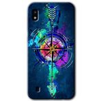 MRCİLETİSİMmrc-18719 Gizemli Pusula Kılıf Baskılı Kapak Tam Ekran Koruyucu Samsung Galaxy A10 ile uyumlu