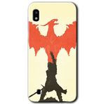 MRCİLETİSİMmrc-18834 Dragon Hunter 1 Kılıf Baskılı Kapak Tam Ekran Koruyucu Samsung Galaxy A10 ile uyumlu