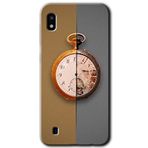 MRCİLETİSİMmrc-18900 Clocks Artwork Kılıf Baskılı Kapak Tam Ekran Koruyucu Samsung Galaxy A10 ile uyumlu