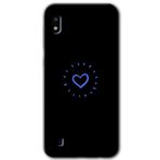 MRCİLETİSİMmrc-18913 Heart Strokes Kılıf Baskılı Kapak Tam Ekran Koruyucu Samsung Galaxy A10 ile uyumlu
