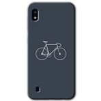 MRCİLETİSİMmrc-18956 Bike Kılıf Baskılı Kapak Tam Ekran Koruyucu Samsung Galaxy A10 ile uyumlu