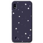 MRCİLETİSİMmrc-18972 Gökyüzü Yıldız Kılıf Baskılı Kapak Tam Ekran Koruyucu Samsung Galaxy A10 ile uyumlu