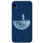 MRCİLETİSİMmrc-18995 Uzay İşçisi Kılıf Baskılı Kapak Tam Ekran Koruyucu Samsung Galaxy A10 ile uyumlu