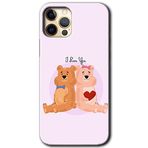 MRCİLETİSİMmrc-191099 Sevgili Ayıcık Kılıf Kapak Hayalet Ekran Yandan Gözükmez iPhone 11 Pro ile uyumlu