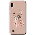 MRCİLETİSİMmrc-19189 Çizim Silüet Kılıf Baskılı Kapak Tam Ekran Koruyucu Samsung Galaxy A10 ile uyumlu
