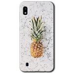 MRCİLETİSİMmrc-19221 Ananas Kılıf Baskılı Kapak Tam Ekran Koruyucu Samsung Galaxy A10 ile uyumlu