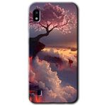 MRCİLETİSİMmrc-19228 Uçurumdaki Hayat Kılıf Baskılı Kapak Tam Ekran Koruyucu Samsung Galaxy A10 ile uyumlu