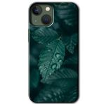 MRCİLETİSİMmrc-193740 Yağmurlu Yaprak Kılıf Baskılı Kapak Tam Kaplayan Mat Seramik iPhone 13 Mini ile uyumlu