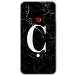 MRCİLETİSİMmrc-19633 Siyah Mermer Desenli Ç Harfi Kılıf Baskılı Kapak Tam Ekran Koruyucu Samsung Galaxy A10s ile uyumlu